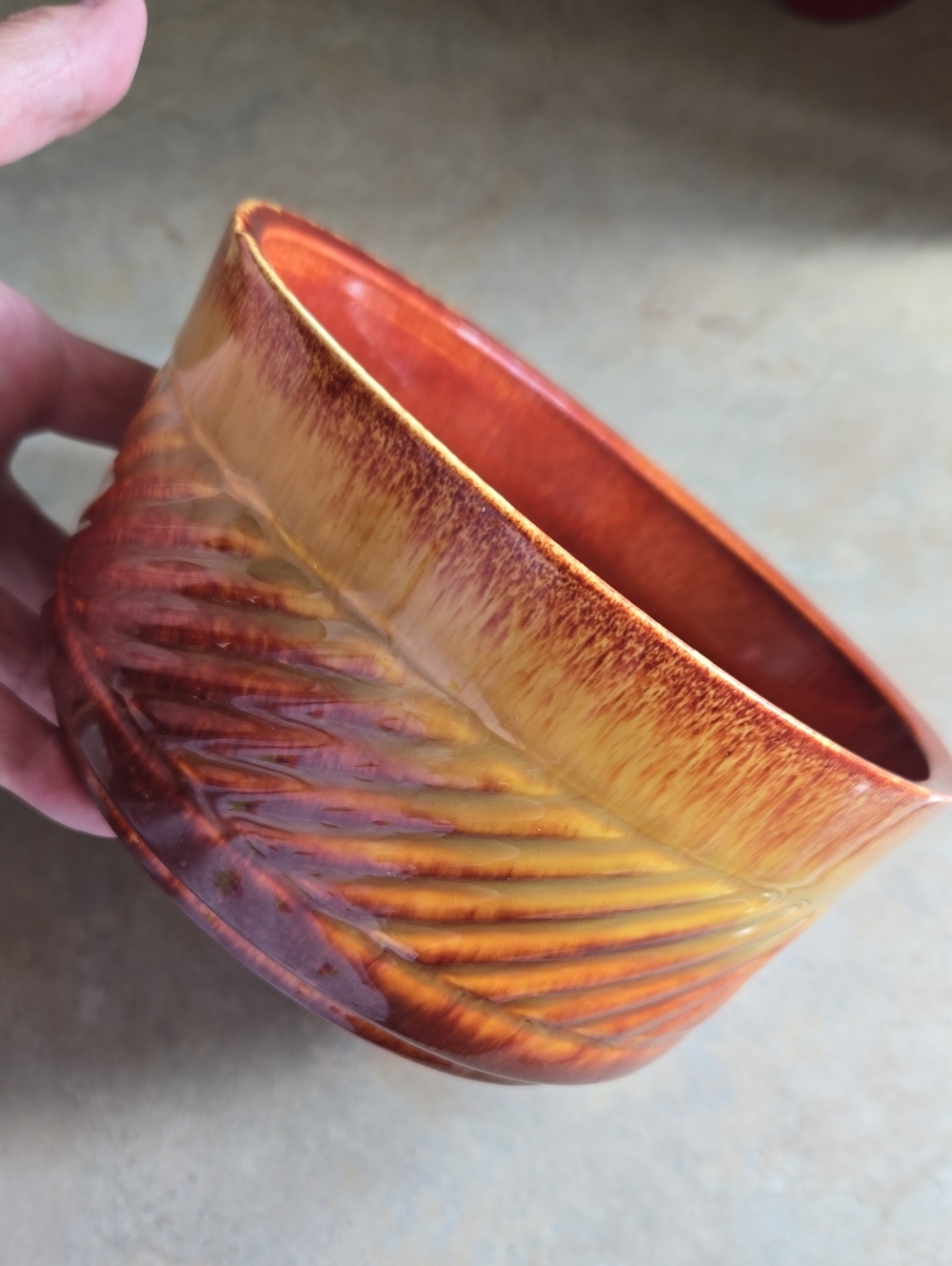 🪴 Vintage Mid-century Royal Haeger Ceramic Planter with Caramel Drip Glaze